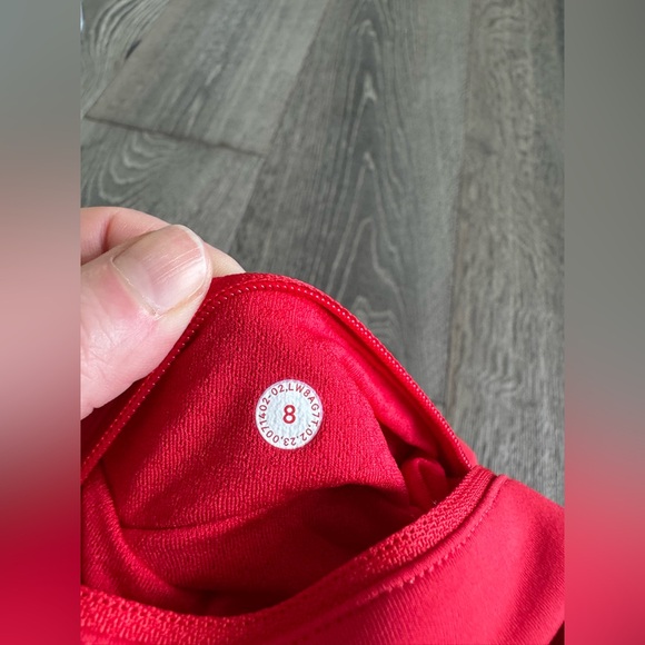 Lululemon Pace Rival Mid-Rise Skirt *Long Team Canada in True Red Size 8 - Picture 7 of 7